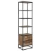 Стелаж для зберігання в стилі Loft NS-1958 2130x550x400 мм Черный