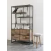 Стеллаж для хранения в стиле Loft NS-1959 1830x1000x400 мм Черный Стеллаж для хранения в стиле Loft NS-1959 1830x1000x400 мм Черный