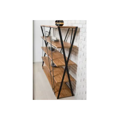 Стеллаж для хранения в стиле Loft NS-1972 1230x1400x300 мм Черный Стеллаж для хранения в стиле Loft NS-1972 1230x1400x300 мм Черный