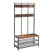Стійка для одягу в стилі Loft NS-1994 1890x1000x400 мм Черный