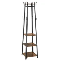 Стійка для одягу в стилі Loft NS-1995 1780x400x350 мм Черный