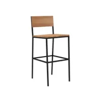 Барный стул в стиле Loft NS-206 1300x450x420 мм Черный