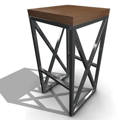 Стілець у стилі Loft NS-2087 680x350x350 мм Черный Стілець у стилі Loft NS-2087 680x350x350 мм Черный