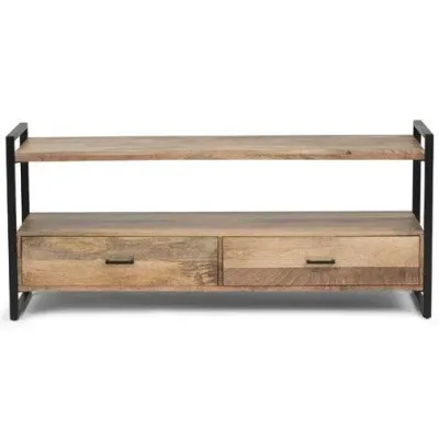 Тумба підставка для TV у стилі Loft NS-2096 680x800x300 мм Черный