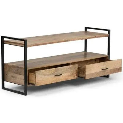 Тумба підставка для TV у стилі Loft NS-2096 680x800x300 мм Черный