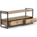 Тумба підставка для TV у стилі Loft NS-2096 680x800x300 мм Черный