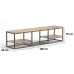 Тумба підставка для TV у стилі Loft NS-2100 480x1800x400 мм Черный Тумба підставка для TV у стилі Loft NS-2100 480x1800x400 мм Черный