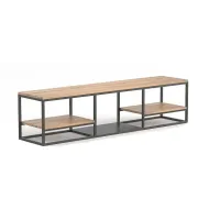 Тумба підставка для TV у стилі Loft NS-2100 480x1800x400 мм Черный Тумба підставка для TV у стилі Loft NS-2100 480x1800x400 мм Черный