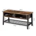 Тумба подставка для TV в стиле Loft NS-2106 530x1000x400 мм Черный