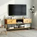Тумба подставка для TV в стиле Loft NS-2109 580x1100x300 мм Черный
