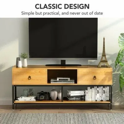 Тумба подставка для TV в стиле Loft NS-2109 580x1100x300 мм Черный