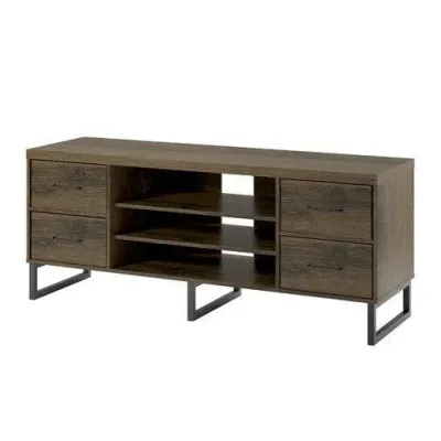 Тумба подставка для TV в стиле Loft NS-2111 830x1200x300 мм Черный