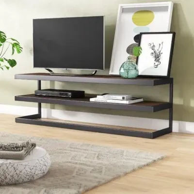 Тумба підставка для TV у стилі Loft NS-2118 590x1670x420 мм Черный Тумба підставка для TV у стилі Loft NS-2118 590x1670x420 мм Черный