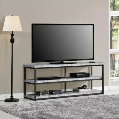 Тумба подставка для TV в стиле Loft NS-2132 650x1600x380 мм Черный