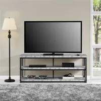 Тумба підставка для TV у стилі Loft NS-2132 650x1600x380 мм Черный