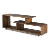 Тумба підставка для TV у стилі Loft NS-2133 600x1500x350 мм Коричневый