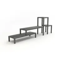 Тумба підставка для TV у стилі Loft NS-2134 910x2500x400 мм Серый