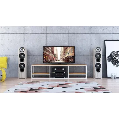 Тумба подставка для TV в стиле Loft NS-2138 480x1800x400 мм Белый Тумба подставка для TV в стиле Loft NS-2138 480x1800x400 мм Белый