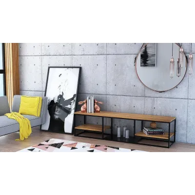 Тумба подставка для TV в стиле Loft NS-2138 480x1800x400 мм Белый Тумба подставка для TV в стиле Loft NS-2138 480x1800x400 мм Белый