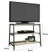 Тумба підставка для TV у стилі Loft NS-2140 630x800x450 мм Черный