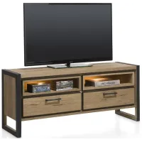 Тумба подставка для TV в стиле Loft NS-2149 630x1400x420 мм Черный