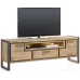 Тумба подставка для TV в стиле Loft NS-2150 680x1300x320 мм Черный