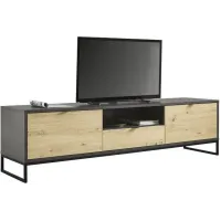 Тумба подставка для TV в стиле Loft NS-2156 630x1480x350 мм Черный