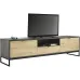 Тумба підставка для TV у стилі Loft NS-2156 630x1480x350 мм Черный