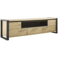 Тумба підставка для TV у стилі Loft NS-2159 610x1300x300 мм Черный