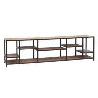 Тумба подставка для TV в стиле Loft NS-2162 680x2000x300 мм Черный