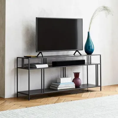 Тумба підставка для TV у стилі Loft NS-2169 690x1380x350 мм Черный Тумба підставка для TV у стилі Loft NS-2169 690x1380x350 мм Черный