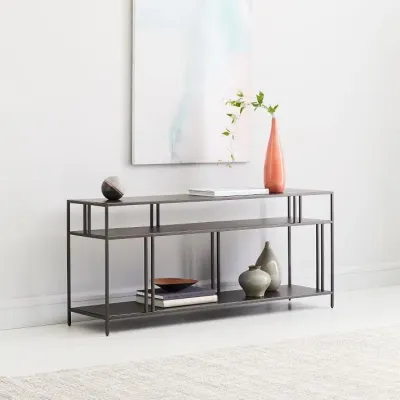 Тумба підставка для TV у стилі Loft NS-2169 690x1380x350 мм Черный