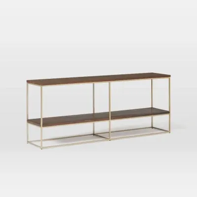 Тумба подставка для TV в стиле Loft NS-2170 730x1600x300 мм Золотой