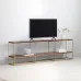 Тумба підставка для TV у стилі Loft NS-2171 730x2400x300 мм Золотой Тумба підставка для TV у стилі Loft NS-2171 730x2400x300 мм Золотой