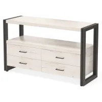 Тумба подставка для TV в стиле Loft NS-2173 650x1200x360 мм Черный