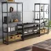 Тумба-стелаж для TV у стилі Loft NS-2176 830x1350x500 мм Черный Тумба-стелаж для TV у стилі Loft NS-2176 830x1350x500 мм Черный