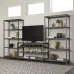 Тумба-стелаж для TV у стилі Loft NS-2176 830x1350x500 мм Черный