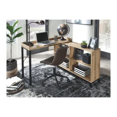 Кутовий письмовий стіл у стилі Loft NS-2181 830x1200x800 мм Черный Кутовий письмовий стіл у стилі Loft NS-2181 830x1200x800 мм Черный