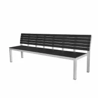 Вулична лава в стилі Loft Сірий NS-2200 880x2000x450 мм