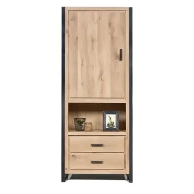 Шафа для зберігання в стилі Loft NS-2216 2130x850x450 мм Черный Шафа для зберігання в стилі Loft NS-2216 2130x850x450 мм Черный