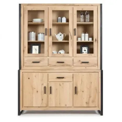 Шкаф для хранения в стиле Loft NS-2218 2130x1600x500 мм Черный Шкаф для хранения в стиле Loft NS-2218 2130x1600x500 мм Черный