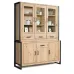 Шафа для зберігання в стилі Loft NS-2218 2130x1600x500 мм Черный