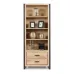Шафа для зберігання в стилі Loft NS-2219 2130x850x450 мм Черный Шафа для зберігання в стилі Loft NS-2219 2130x850x450 мм Черный