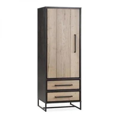 Шафа для зберігання в стилі Loft NS-2221 1930x700x480 мм Черный Шафа для зберігання в стилі Loft NS-2221 1930x700x480 мм Черный