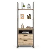 Шафа для зберігання в стилі Loft NS-2223 2030x750x420 мм Черный Шафа для зберігання в стилі Loft NS-2223 2030x750x420 мм Черный