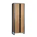 Шкаф для хранения в стиле Loft NS-2231 2030x750x450 мм Черный Шкаф для хранения в стиле Loft NS-2231 2030x750x450 мм Черный