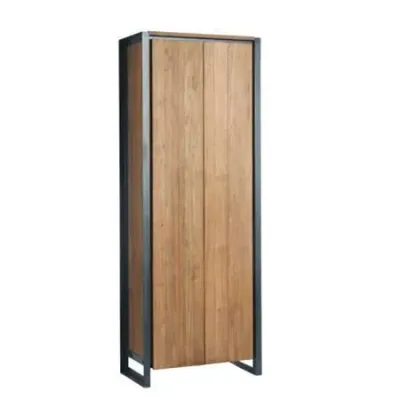 Шафа для зберігання в стилі Loft NS-2231 2030x750x450 мм Черный Шафа для зберігання в стилі Loft NS-2231 2030x750x450 мм Черный