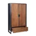 Шафа для зберігання в стилі Loft NS-2232 1830x1000x400 мм Черный Шафа для зберігання в стилі Loft NS-2232 1830x1000x400 мм Черный