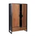 Шафа для зберігання в стилі Loft NS-2232 1830x1000x400 мм Черный Шафа для зберігання в стилі Loft NS-2232 1830x1000x400 мм Черный