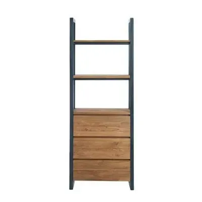Шафа для зберігання в стилі Loft NS-2234 2030x750x400 мм Черный